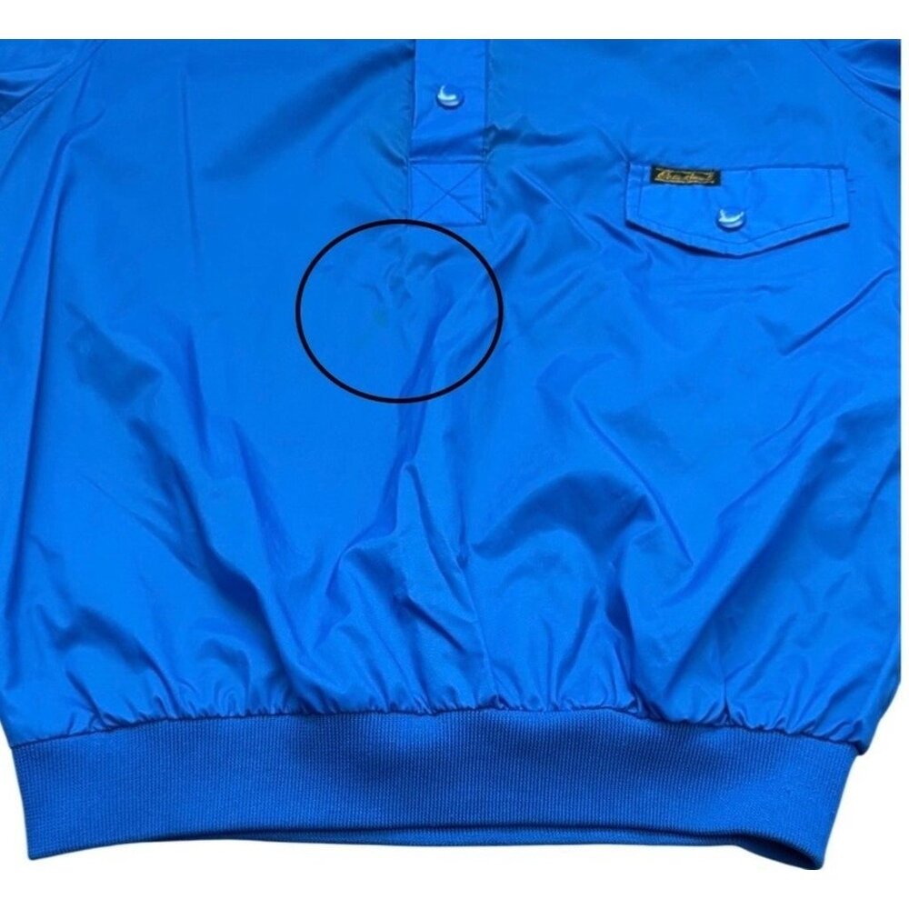 Vintage Windbreaker Pullover Jacket Eddie Bauer Size Small Blue - Picture 7 of 16